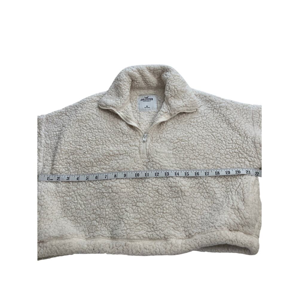 Hollister Fleece Half-Zip Women's Pullover Size M - Picture 5 of 7